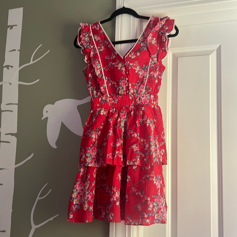 Betsey Johnson red dress XS
